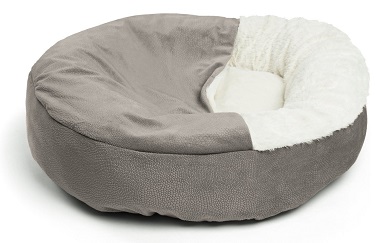 Nejlepší přátelé od Sheri Cosy Cuddler Covered Postel pro kočky a psy