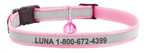 GoTags Nylon Personalizovaný obojek pro kočky
