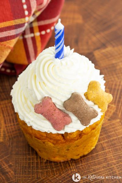 Single Serving Dog Cupcake1