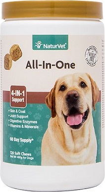 3NaturVet All-In-One Support Měkké žvýkací doplňky pro psy