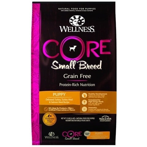 Wellness CORE Suché krmivo pro psy malých plemen štěňat vykostěných krůt bez obilovin