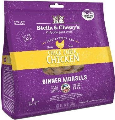 Stella og Chewy's frysetørket rå kattemat