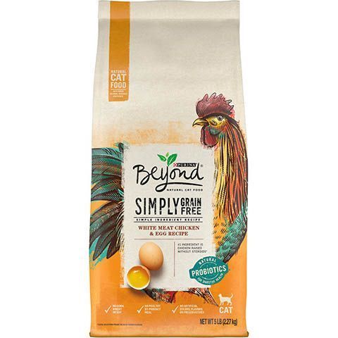 Purina Beyond Simply White Meat Kylling- og eggoppskrift Kornfri, tørr kattemat