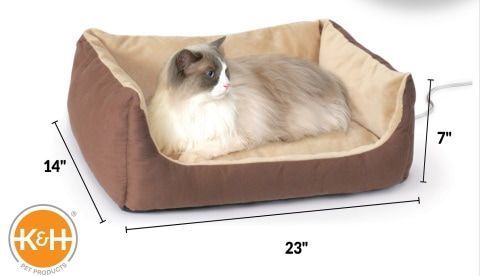K&H Pet Products Thermo-Pet Cuddle kattenmand
