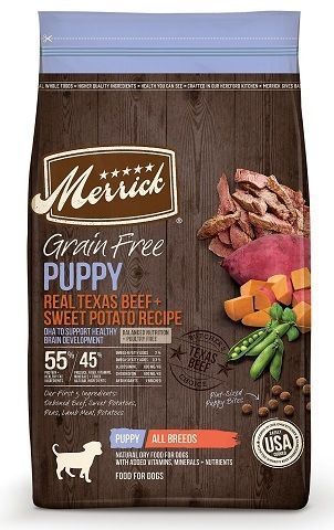 Merrick Grain-Free Real Texas Beef + Süßkartoffel-Welpenfutter