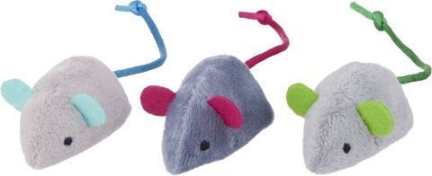 Frisco Basic Pluche Muizen Kattenspeeltje
