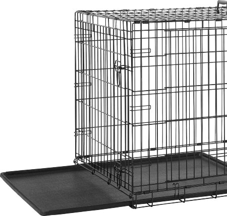 Sada skládacích drátěných drátěných přepravek a podložek s dvojitými dveřmi Frisco Heavy Duty Fold & Carry