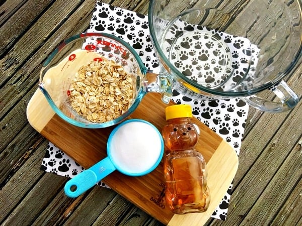 DIY All-Natural Ovesný šampon pro psy