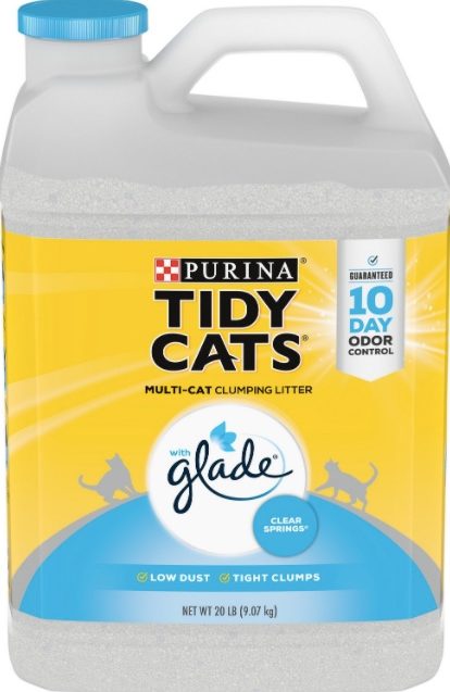 Shlukující stelivo pro kočky Purina Tidy Cats, stelivo pro kočky Glade