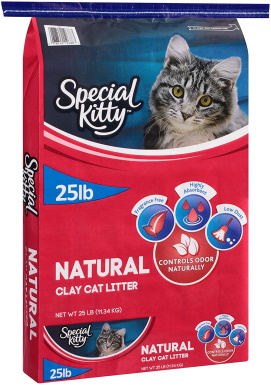 Speciální přírodní hliněné stelivo pro kočky Kitty