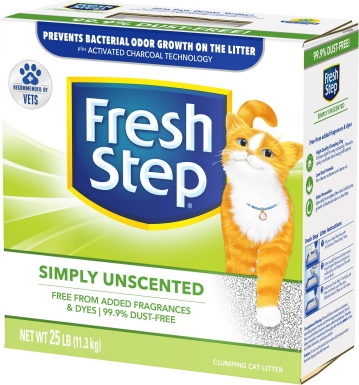 Hliněné stelivo pro kočky Fresh Step jednoduše bez vůně