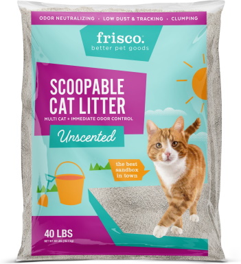 Hliněné stelivo pro kočky Frisco Multi-Cat bez vůně