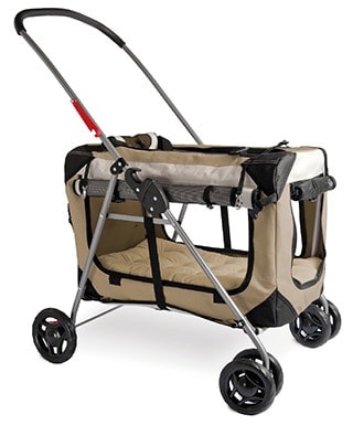 PetLuv Happy Cat Soft-Sided 3-v-1 Pet kočárek