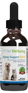Pet Wellbey Kidney Support GOLD tekutý doplněk ledvin