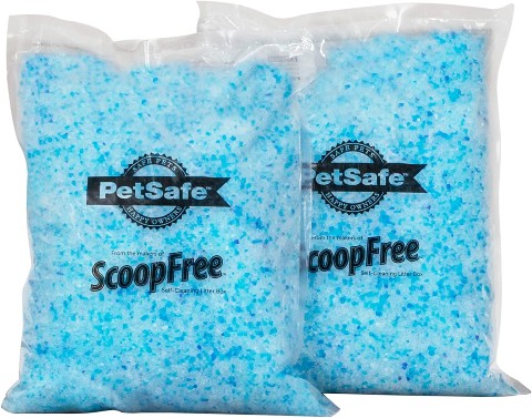 PetSafe Scoopfree prémiové modré nehrudkující křišťálové stelivo pro kočky