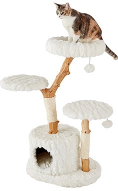 Frisco Natural Wood Moderní Cat Tree