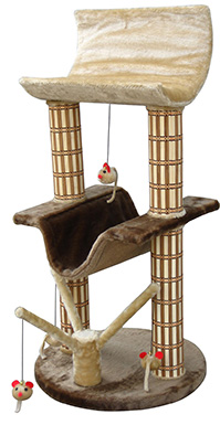 Penn-Plax Víceúrovňové lehátko Bambus Cat Tree