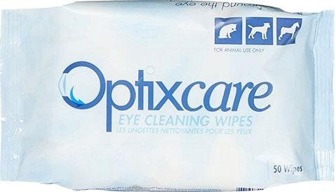Optixcare čisticí ubrousky na oči psů a koček