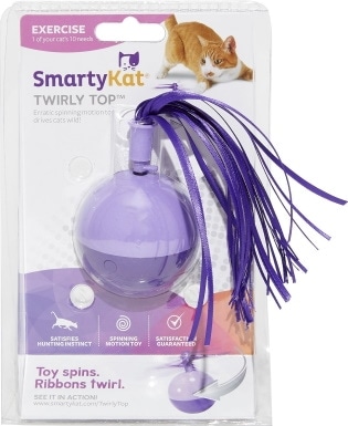 SmartyKat Twirly Špičková elektronická mini pohybová hračka pro kočky