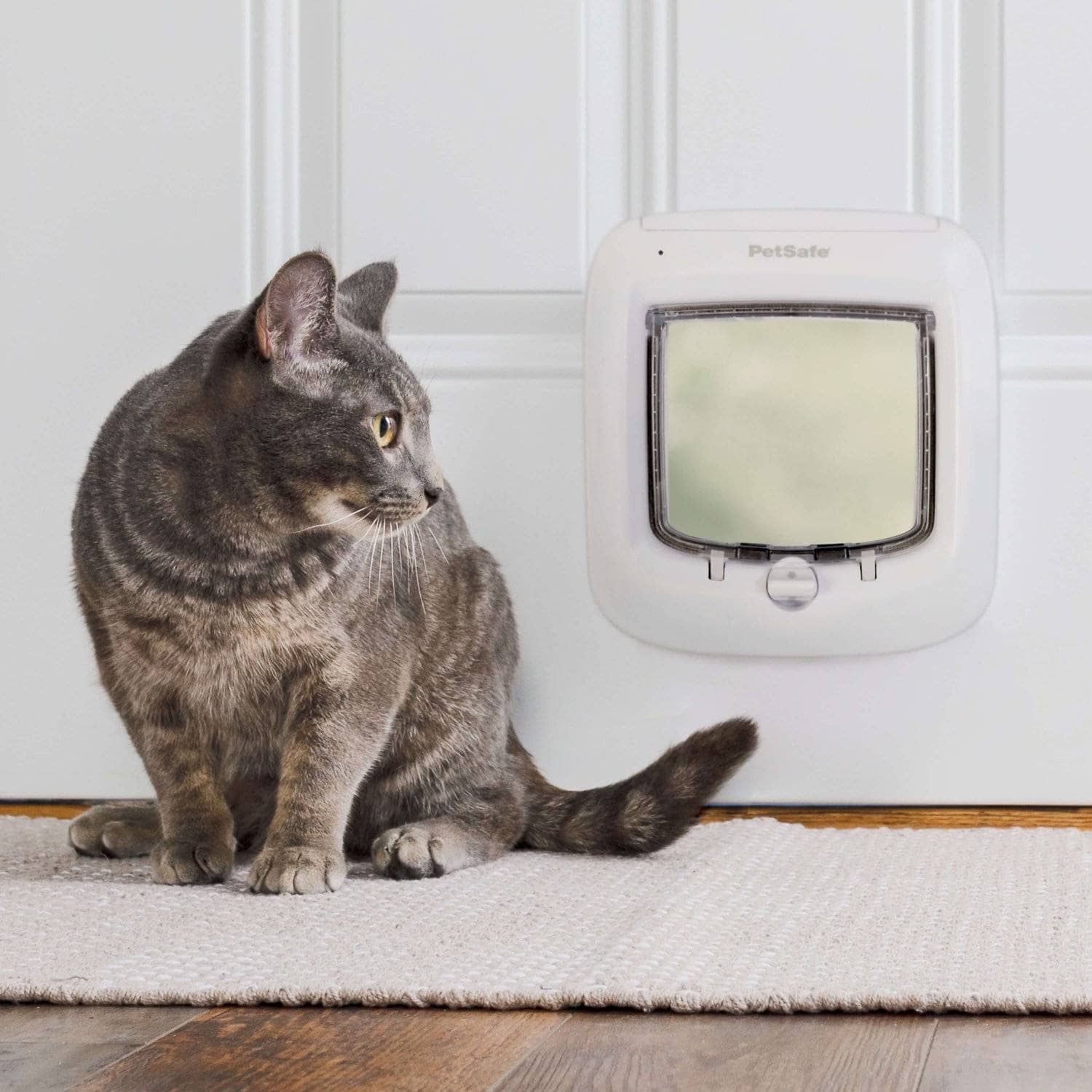 PetSafe 4-cestná uzamykatelná dvířka pro kočky s mikročipem (1)