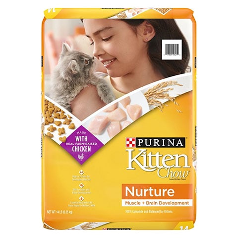 Purina Chow vyživuje suché krmivo pro koťata