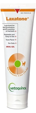 Vetoquinol Laxatone Gel s příchutí tuňáka Hairball Control