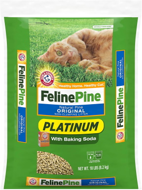 Nehrudkující podestýlka pro kočky Arm & Hammer Feline Pine Platinum