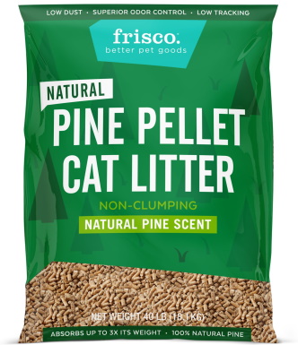 Frisco Pine Pellet Neparfemované nehrudkující dřevěné stelivo pro kočky