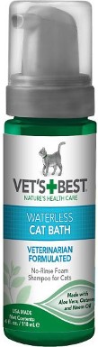 Nejlepší bezvodá koupel pro kočky veterináře
