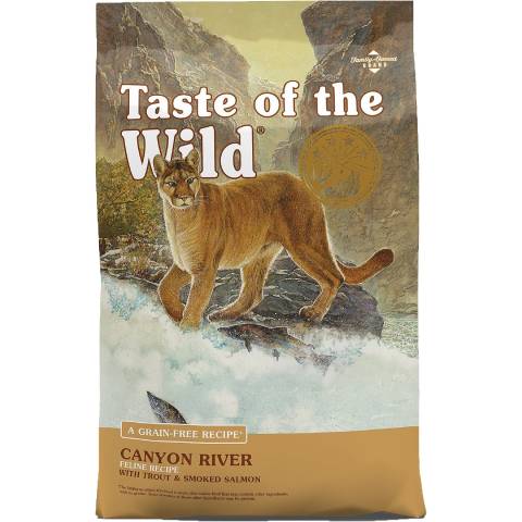 Bezobilné suché krmivo pro kočky Taste of the Wild Canyon River (2)