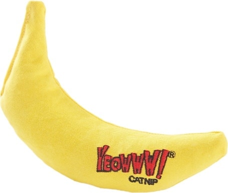 Jooo! Catnip Yellow Banana Cat Hračka