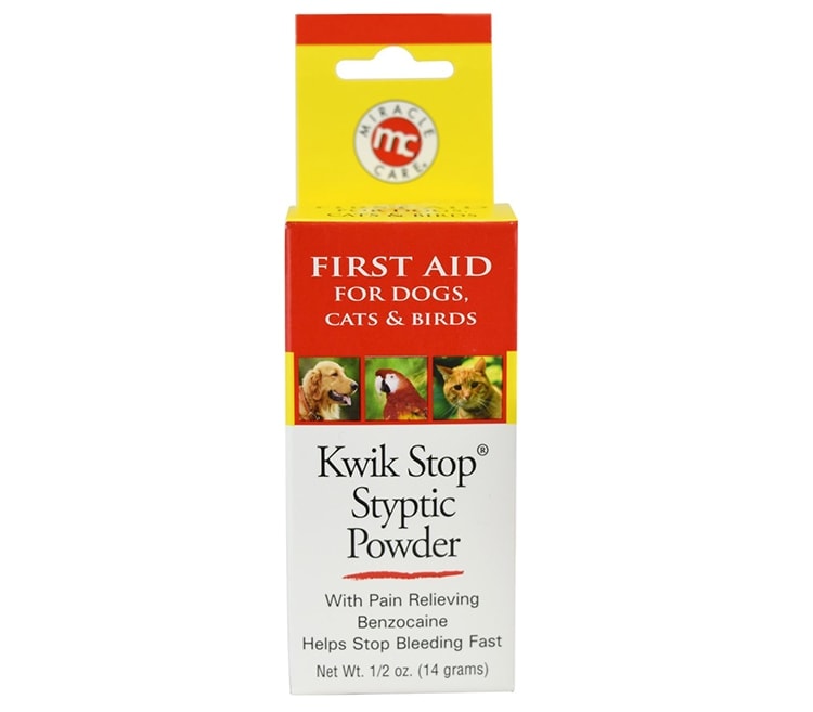 Kwik Stop Styptic Powder s krabičkou