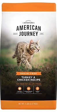 American Journey Turecko a kuřecí recept suché krmivo pro kočky