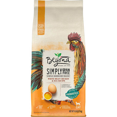 Recept Purina Beyond Simply White Maso Kuře a vejce Suché krmivo pro kočky bez obilovin