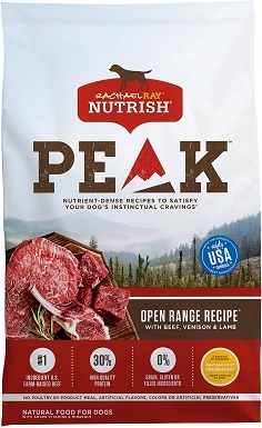 2Rachael Ray Nutrish PEAK Přírodní receptura otevřeného výběhu bez obilovin s hovězím masem