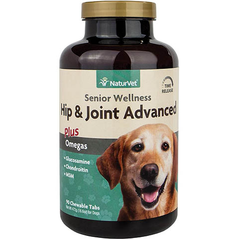 NaturVet Senior Wellness žvýkací tablety kloubní doplněk pro psy