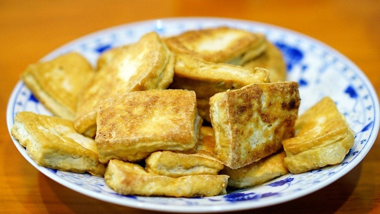 smažené tofu