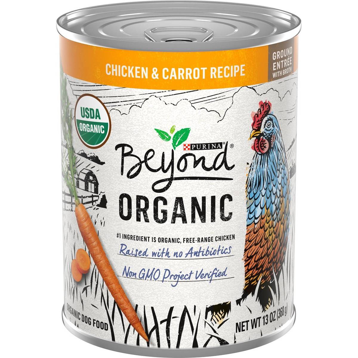 Purina Beyond Bio kuře & mrkev recept mokré krmivo pro psy