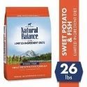 Krmivo pro psy Natural Balance ze sladkých brambor a lososa