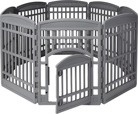 8panelová plastová ohrádka na cvičení pro psy Frisco
