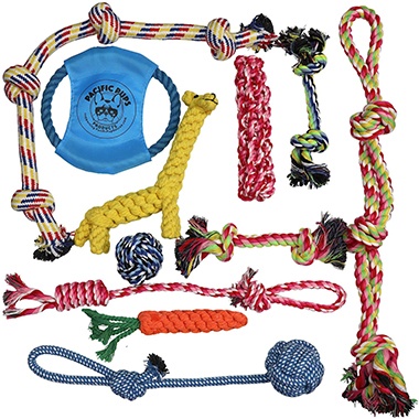 Lanové hračky pro psy Pacific Pups na228