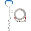 Petmate Easyturn Stake w/ Corkscrew Dog Tie Out