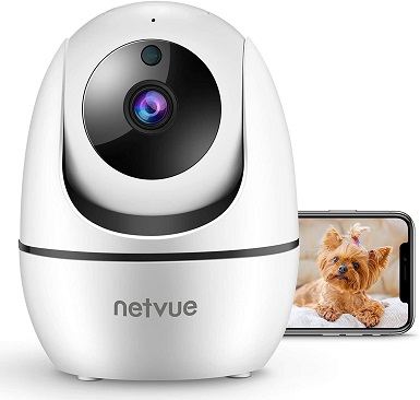 NETVUE-1080P-FHD-2,4GHz-WiFi-kamera pro domácí mazlíčky