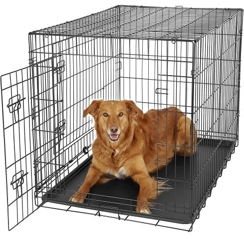 Paws & Pals Oxgord Dvoudveřová skládací drátěná přepravka pro psy