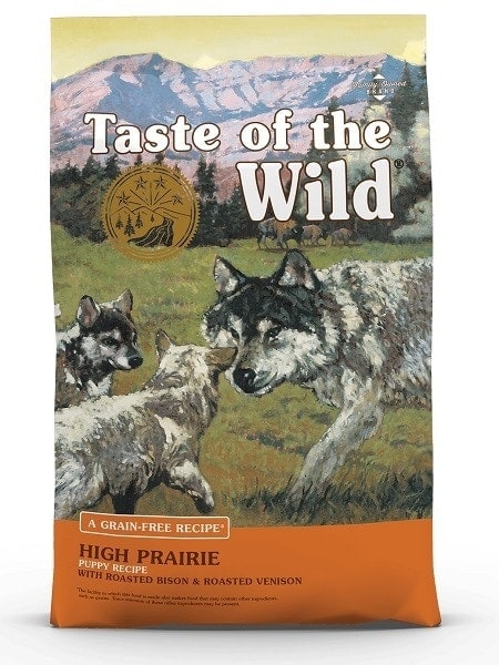 Suché krmivo pro psy Taste of the Wild High Prairie Puppy Formula bez obilovin