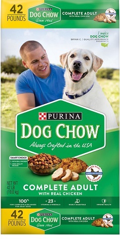 Dog Chow kompletní pro dospělé se skutečným kuřecím suchým krmivem pro psy