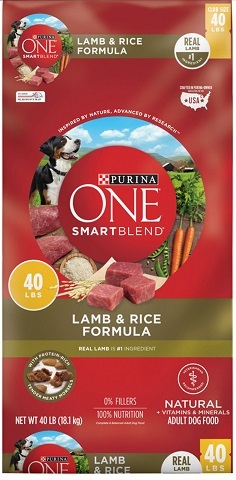 Suché krmivo pro dospělé Purina ONE SmartBlend Lamb & Rice Adult Formula