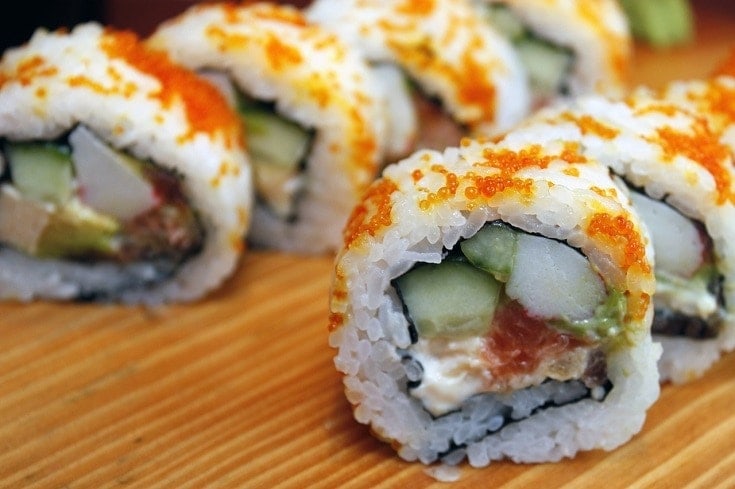 Sushi jídlo