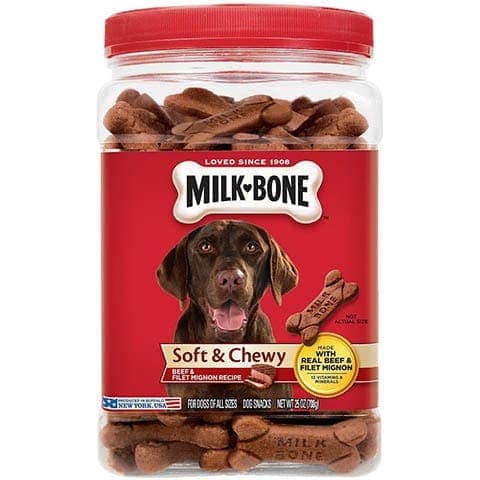 Milk-Bone Soft & Chewy Beef & Filet Mignon Recept na psí pamlsky