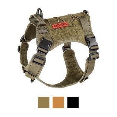 OneTigris Tactical Vest Nylon edessä Clip koiran valjaat